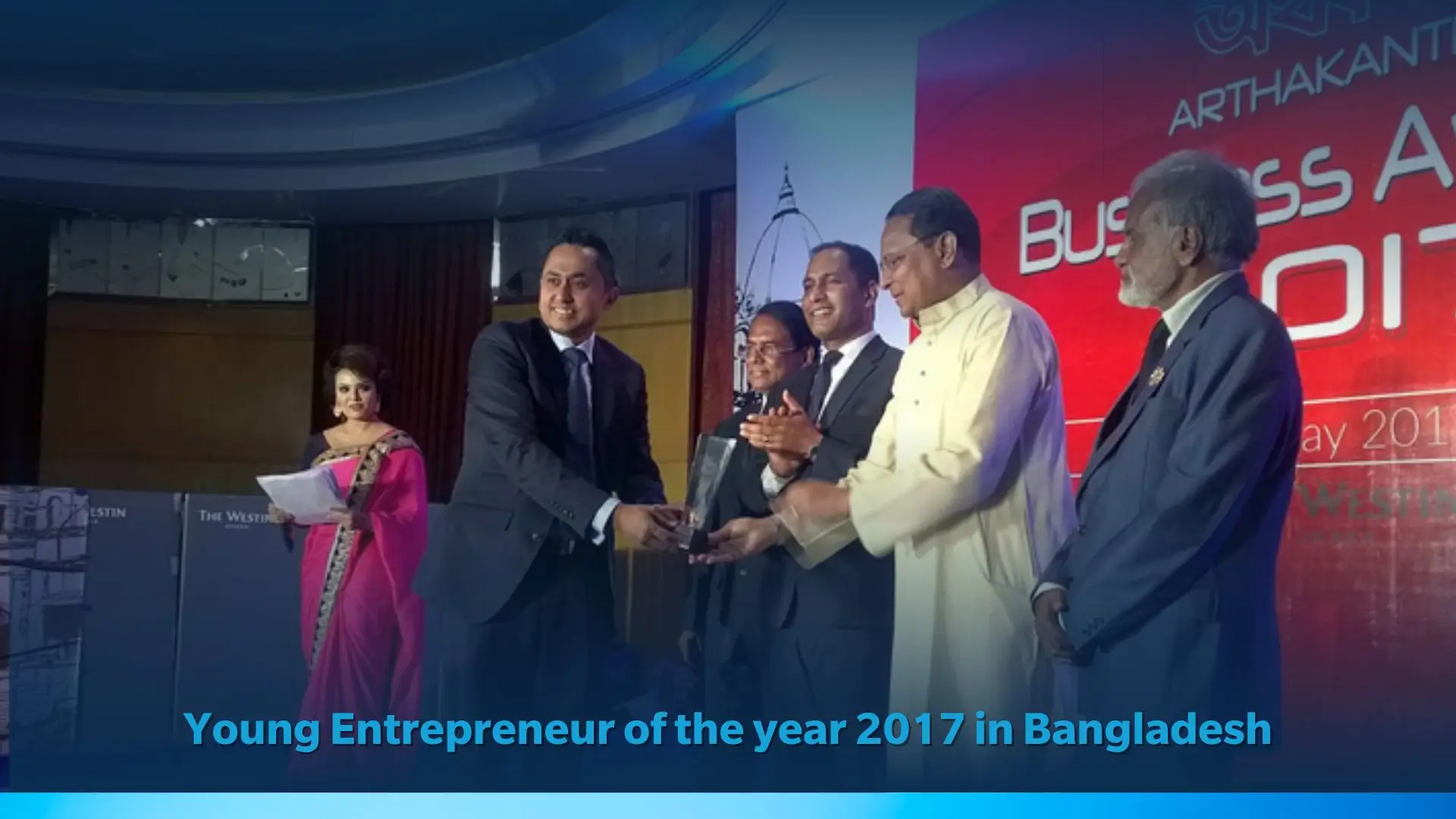 Hemi Hossain at a global business forum